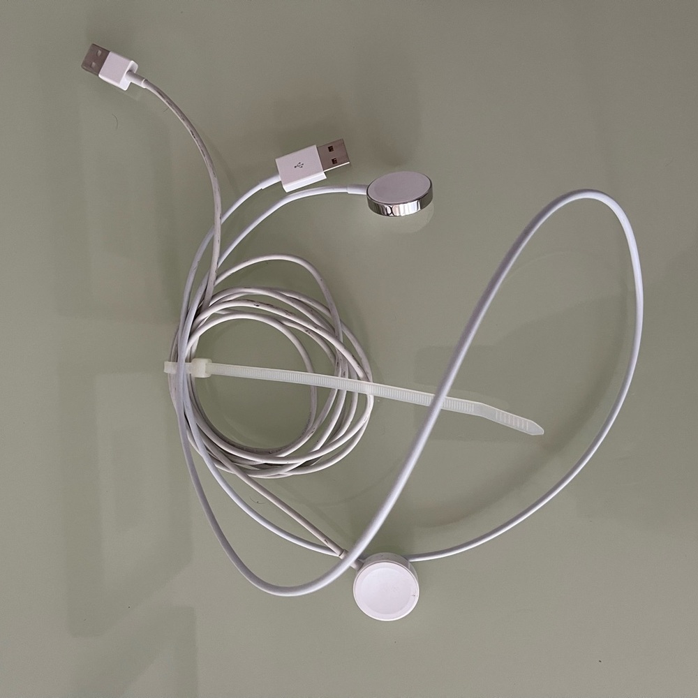 Two Apple Watch chargers